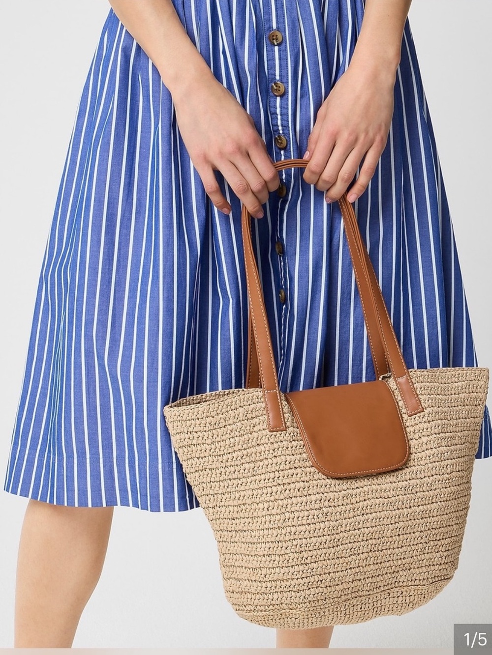 NWOT J Crew Factory Straw Tote Shoulder Bag Toasted Raffia CR251 May 2026